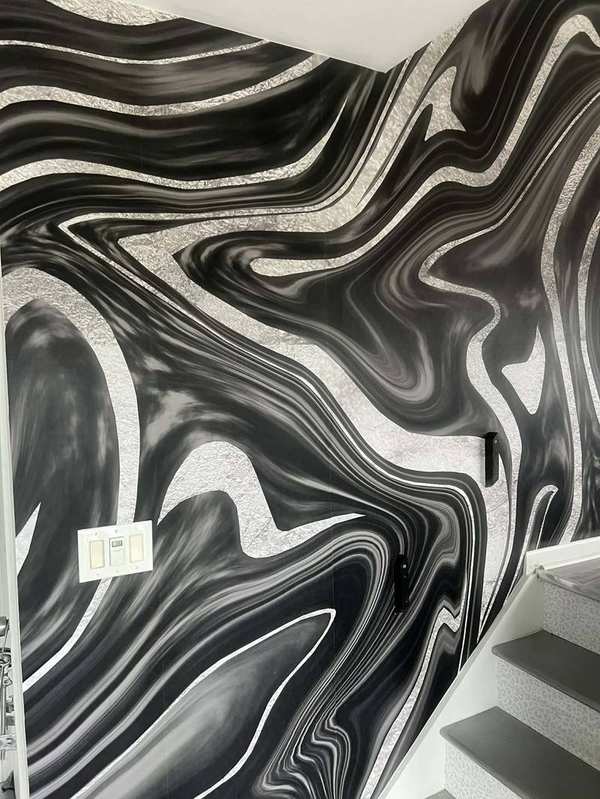 Wallpaper installation project